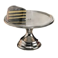 American Metalcraft 19001 Bright S/S Finish 13-1/2" Cake Stand