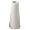 American Metalcraft BVTG6 Prestige White Ceramic Bud Vase - 12 / CS -CARLISLE SHOP 108082