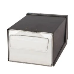 CARLISLE San Jamar® H3001CLBK Clear & Black Countertop Napkin Dispenser