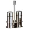 American Metalcraft SP6 Round S/S Salt And Pepper Shaker Set W/ Base -CARLISLE SHOP 116827