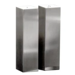 American Metalcraft SPDX33 Tall Triangular S/S Salt And Pepper Shakers