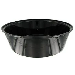 Delfin BRD-13P-10 13" Round Black Acrylic Ice Bowl