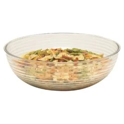 Cambro RSB15CW135 Camwear Clear 11.2 Qt. Round Ribbed Bowl