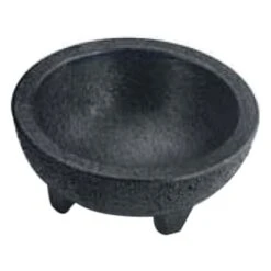 H.S. Inc. NHS1008 Chico Charcoal 4 Oz Molcajete Dish - 24 / CS