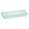 Delfin BRC-2311CTD-49 8 Qt. Green Glass Rectangular Bowl For CTD Riser