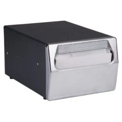 Traex 6512-06 Black And Chrome Counter Top Napkin Dispenser