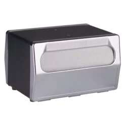 Traex 6515-06 Blk / Chrome 2-Sided Table Top Napkin Dispenser