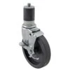 Component Hardware C13-1451 Standard 5" Stem Caster With Brake -CARLISLE SHOP 311157