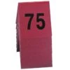 Cal-Mil 226-2 No. 51 - 75 Red Number Tent With Black Numbers -CARLISLE SHOP 311869