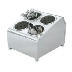 Vollrath® 97240 Silv-A-Tainer 4-Hole S/S Silverware Dispenser