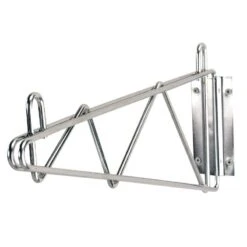 Advance Tabco SB-18-X Chrome 18" Shelf Mounting Single Bracket