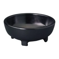 Libbey Gessner™ 0354 BLACK Melamine 4 Oz. Molcajete Bowl - 48 / CS