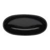 Elite Global Solutions M157OV-B Belize 3 Qt. Black Long Oval Bowl