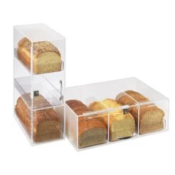 Cal-Mil 1204 Clear Acrylic 3-Tier Bread Case
