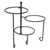 American Metalcraft TTRS3 3-Tier Twisted Wrought Iron Stand W/ Feet