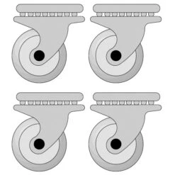 Scotsman® KBC1 Bin Caster Kit For B And BH Series Bins