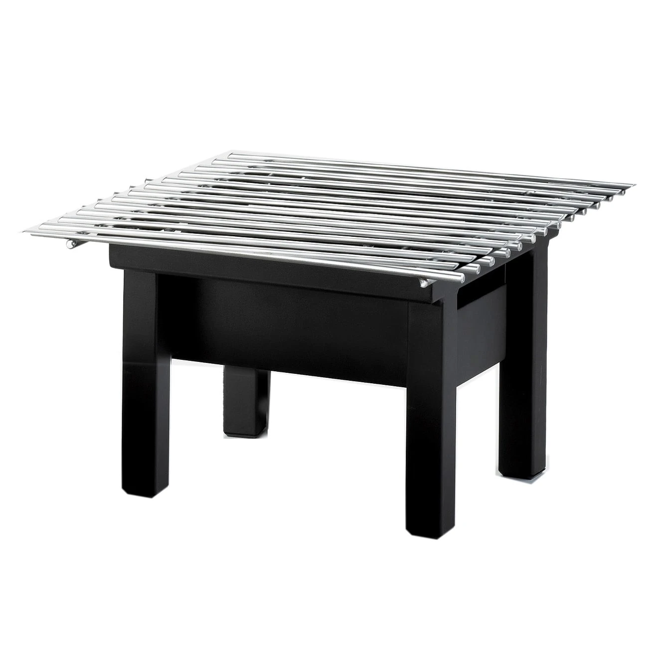 Cal-Mil 1409-12-13 Black Cook-N-Serve Modern Style Riser W/ Windguard 3 Cal-Mil 1409-12-13 Black Cook-N-Serve Modern Style Riser W/ Windguard