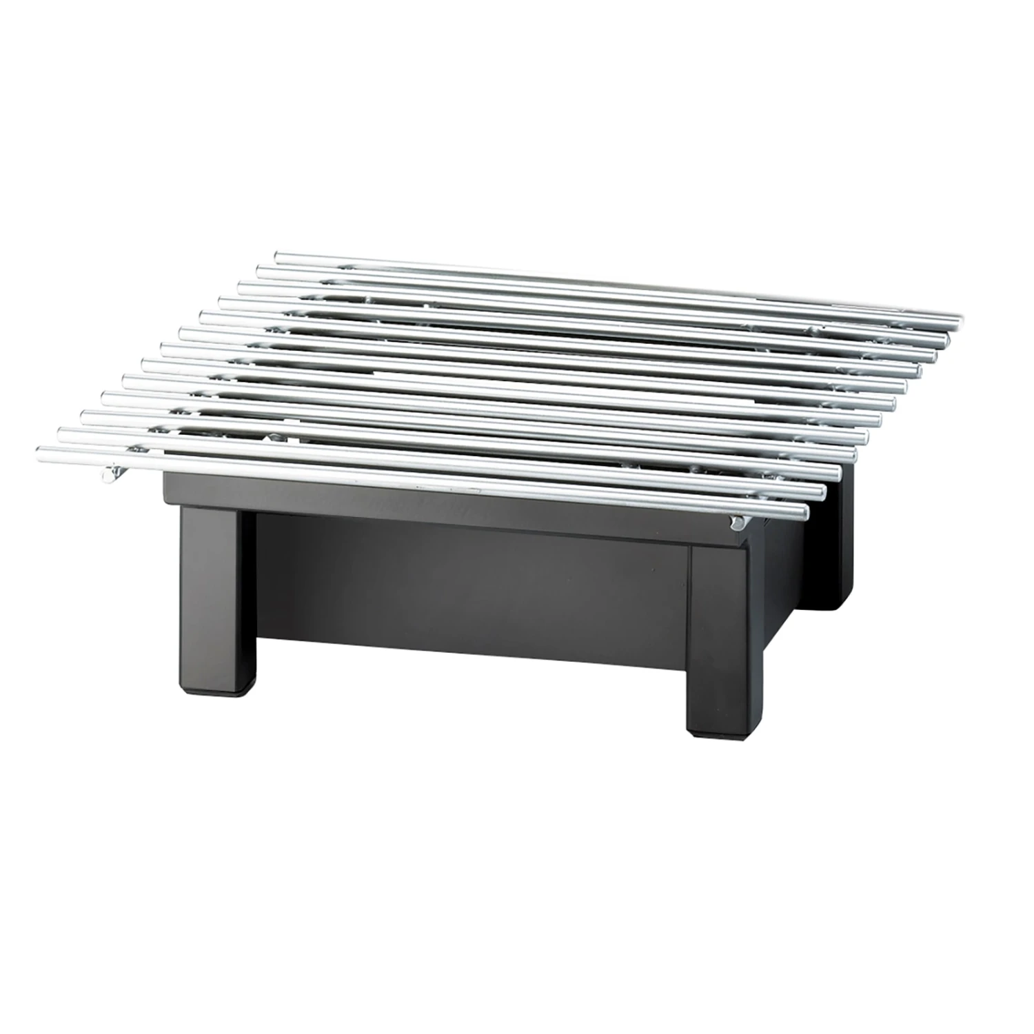 Cal-Mil 1348-12-13 Black 12 X 12" Modern Style Cook N Serve Riser 3 Cal-Mil 1348-12-13 Black 12 X 12" Modern Style Cook N Serve Riser