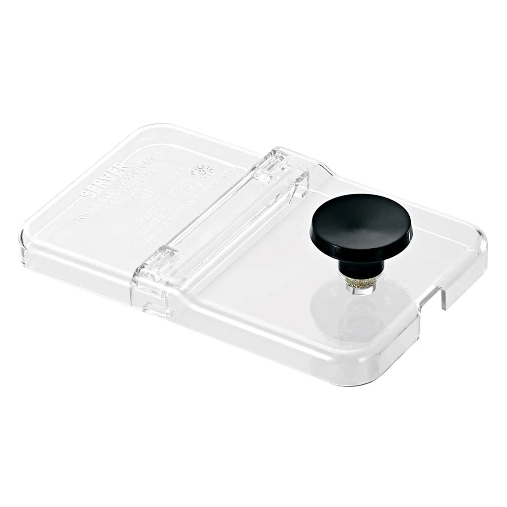 Server Products 87253 Plastic 1/9 Size Hinged Lid 3 Server Products 87253 Plastic 1/9 Size Hinged Lid