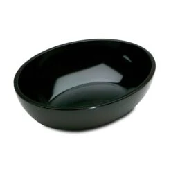 Delfin BOV-1210ME-010 Black 2-3/4 Qt. Oval Metro Bowl
