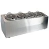 Steril-Sil CC-LTC-4SW 4 Well Cold Chest Condiment Dispenser 1 Steril-Sil CC-LTC-4SW 4 Well Cold Chest Condiment Dispenser -CARLISLE SHOP 6010675