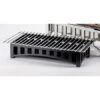 Cal-Mil 1364-22-13 Mission Black 19.75 X 10 X 4" Cook N Serve Riser