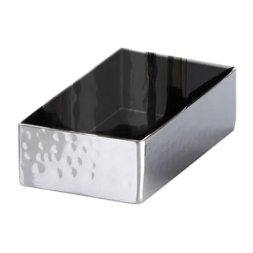 American Metalcraft HMSPT3 Hammered S/S 2.25" Sugar Packet Holder 3 American Metalcraft HMSPT3 Hammered S/S 2.25" Sugar Packet Holder