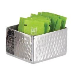 American Metalcraft HMSPH4 Hammered S/S 2.75" Sugar Packet Holder