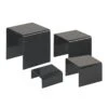 American Metalcraft BRS2 Set Of 4 Black Acrylic Risers - 8 / ST -CARLISLE SHOP 6016935