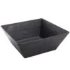 American Metalcraft FSMEL117 Black Faux Slate 210 Oz Melamine Bowl -CARLISLE SHOP 6018797