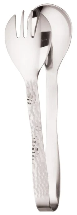 American Metalcraft HM8TNG S/S 8" Tong With Hammered Handle