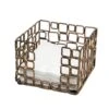 FOH BHO039GOI21 Coppered Wireware Link Napkin Holder - 4 / CS -CARLISLE SHOP 6020460