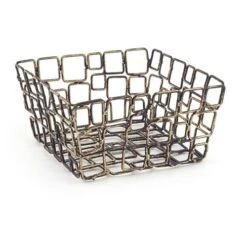 FOH BHO044GOI22 Coppered Wireware Link Basket"