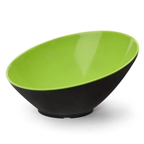 G.E.T. B-789-G/BK Brasilia 1.1 Quart Green Cascading Bowl - 6 / CS 3 G.E.T. B-789-G/BK Brasilia 1.1 Quart Green Cascading Bowl - 6 / CS