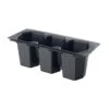 Krowne® 30-500 Three Compartment Bottle Wells For Ice Bins -CARLISLE SHOP 6026143