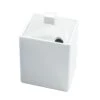 Cal-Mil 1432-15N-C White 4" Write On Melamine Jar W/ Notched Lid -CARLISLE SHOP 6027318