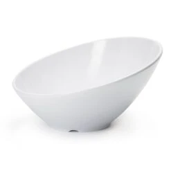 G.E.T. B-782-W San Michele White Melamine 14 Oz. Cascading Bowl