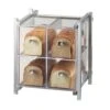 Cal-Mil 1146-74 One By One Silver 4-Drawer Bread Case -CARLISLE SHOP 6029217