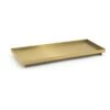 FOH RTR014GOS12 B3 Matte Brass Stainless Footed Tray - 6 / CS -CARLISLE SHOP 6044693