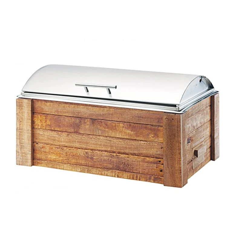 Cal-Mil 3429-99 Madera 22 X 14.25 X 12 Reclaimed Wood Chafer 3 Cal-Mil 3429-99 Madera 22 X 14.25 X 12 Reclaimed Wood Chafer