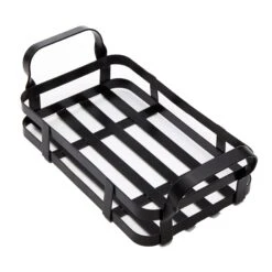 American Metalcraft BWC9 Black Rectangular Condiment Caddy Rack