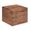 Cal-Mil 3628-10-78 Walnut 12 X 12 X 10" Crate Riser