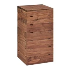 Cal-Mil 3627-78 Walnut 9 X 9 X 18" Crate Riser