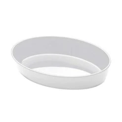 Elite Global Solutions M139OV White 2.75 Quart Oval Bakers Bowl