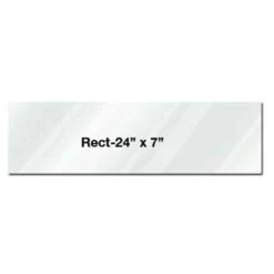 Eastern Tabletop 05247AC Acrylic 24" X 7" Riser Shelf