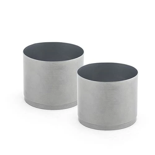 FOH BRI012SII28 Silver Fuel Cell 4" Round Riser - 2 / CS 3 FOH BRI012SII28 Silver Fuel Cell 4" Round Riser - 2 / CS