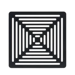 FOH BHO081BKS20 B3 Matte Black 8.25" Grill Plate - 2 / PK