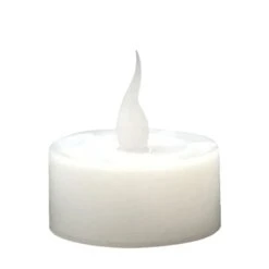 Hollowick HFBTL6-CL 1.5 X 1.25"H LED Flameless Tealight - 6 / PK