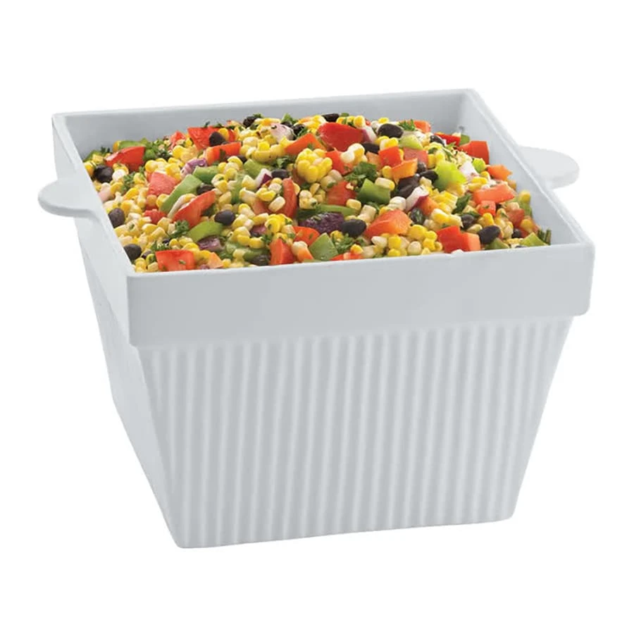 TableCraft CW1490GY Square 6.5 Quart Bowl 3 TableCraft CW1490GY Square 6.5 Quart Bowl