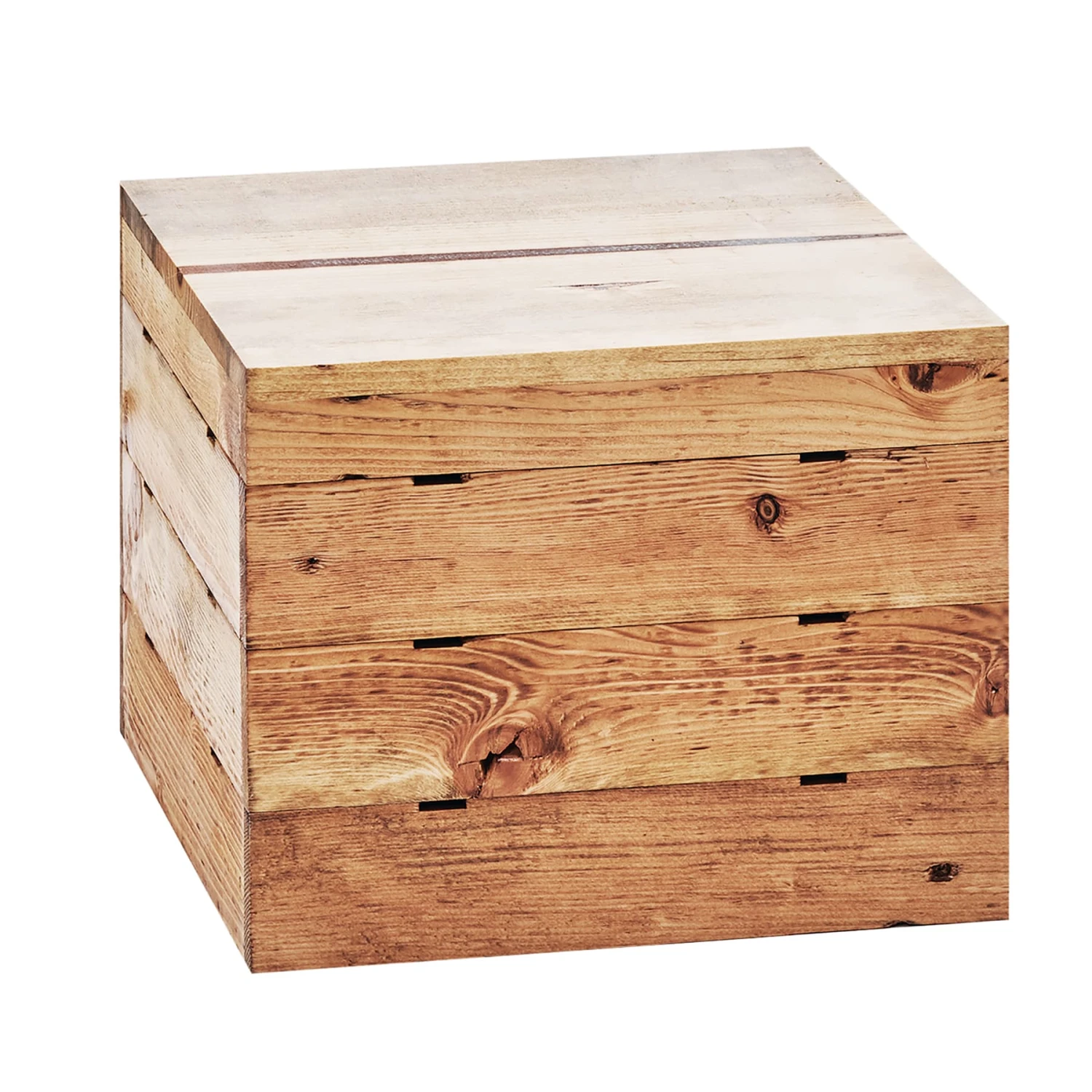 Cal-Mil 3628-10-99 Madera 12 X 12 X 10" Wood Crate Riser 3 Cal-Mil 3628-10-99 Madera 12 X 12 X 10" Wood Crate Riser